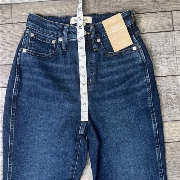 Madewell The Curvy Perfect Vintage High Rise Blue Jeans